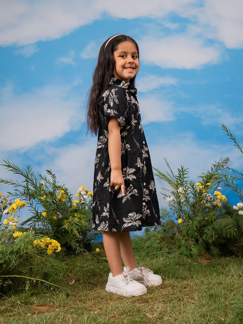 Girl's' Black Dress